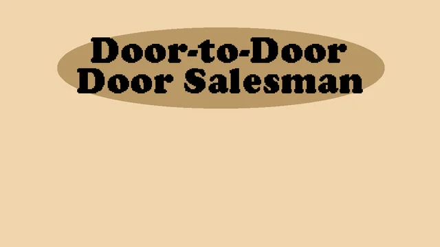 Door-to-Door Door Salesman official Steam artwork